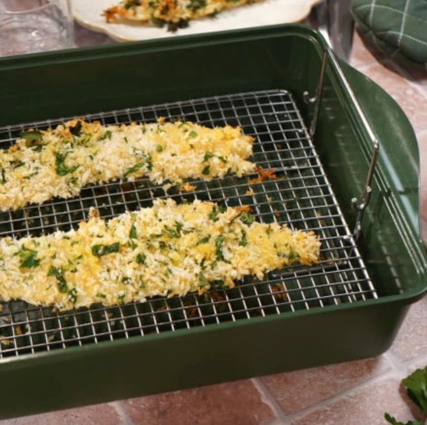 COOKUT Jeu de GRILLES pour plat a four LIFESTYLE Panure.webp