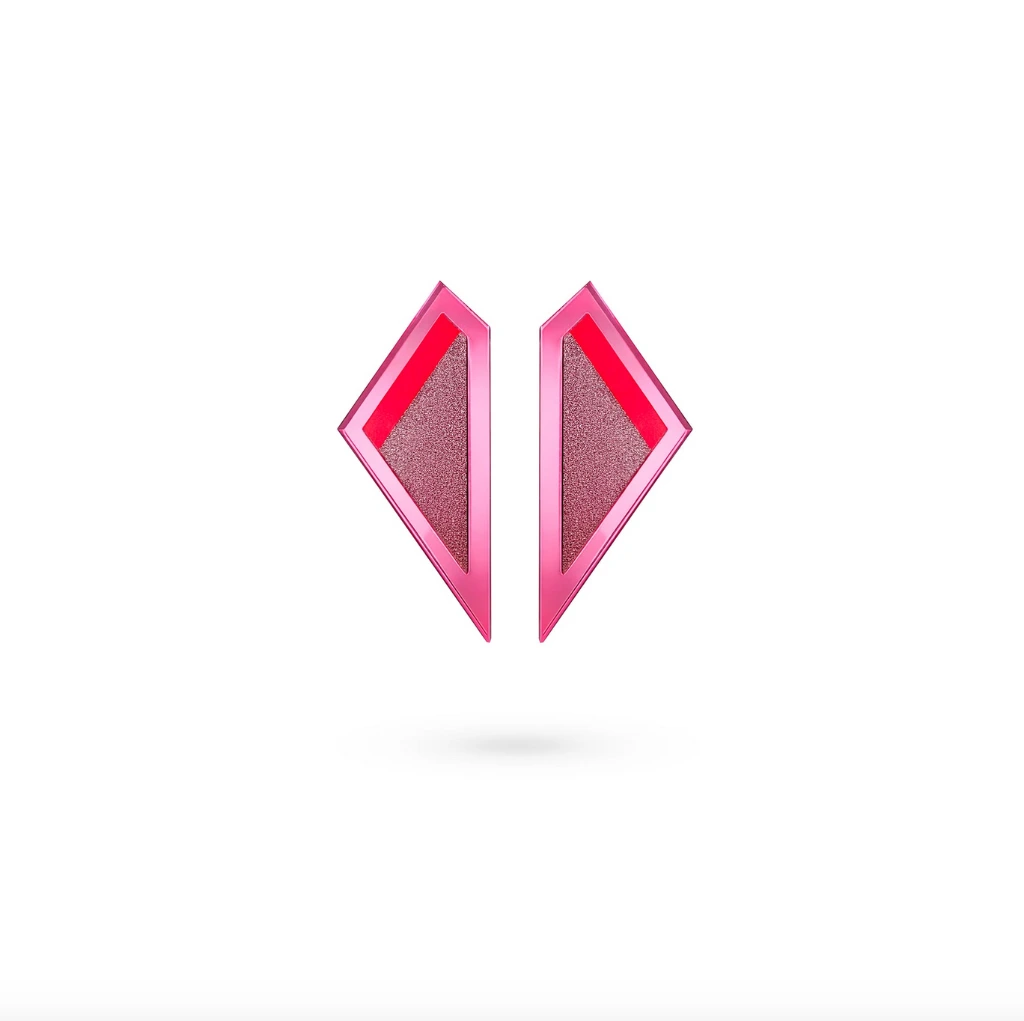Tellmee - Boucle d'Oreille LOVE COLOR S Rose.webp