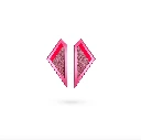 Tellmee - Boucle d'Oreille LOVE COLOR S Rose.webp