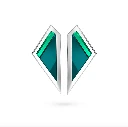 Tellmee - Boucle d'Oreille LOVE COLOR L Argent.webp