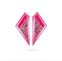 Tellmee - Boucle d'Oreille LOVE COLOR L Rose.webp