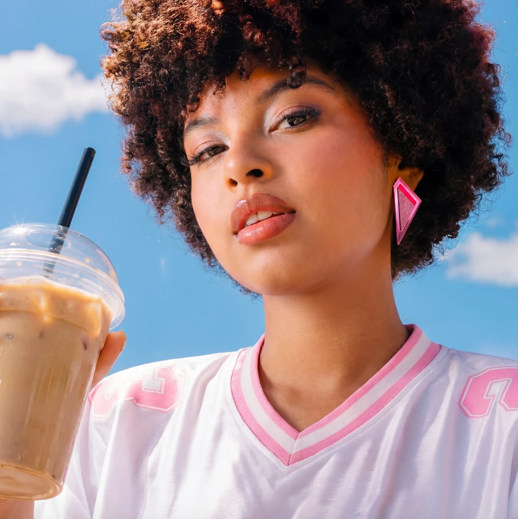 Tellmee - Boucle d'Oreille LOVE COLOR L Rose LIFESTYLE.webp