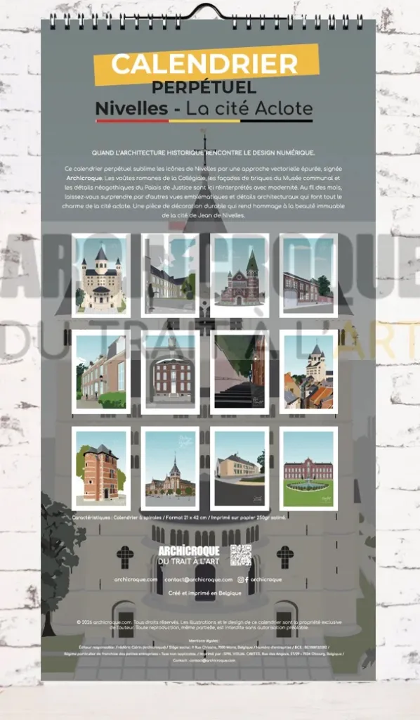 ARCHICROQUE Calendrier Nivelles Verso.webp