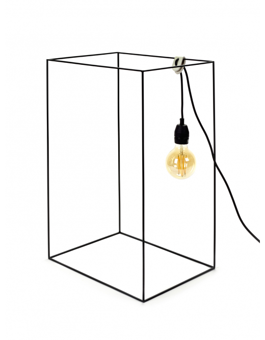 Serax - Carré Lumière Hans 30 x 40 H60 cm Noir