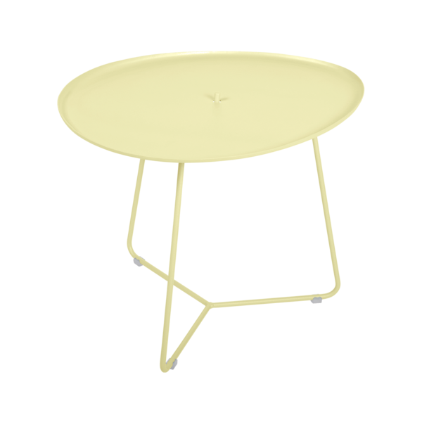 FERMOB - Table basse ovale 55x44,5cm COCOTTE avec plateau amovible