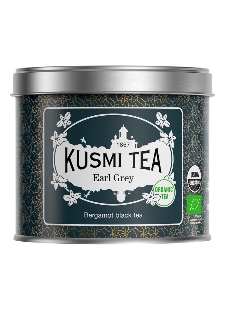 KUSMI TEA - EARL GREY Bio Thé noir (boite 100g)