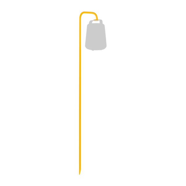 FERMOB - Pied à planter BALAD (Lampe non incluse) (2024) (Ocre rouge)