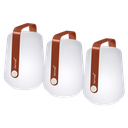 FERMOB - Lot de 3 Lampes portables H12 cm BALAD