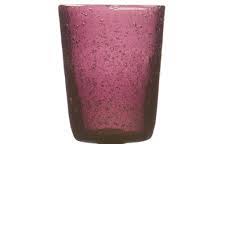 MEMENTO - Verre soufflé LINEA BALY Purple