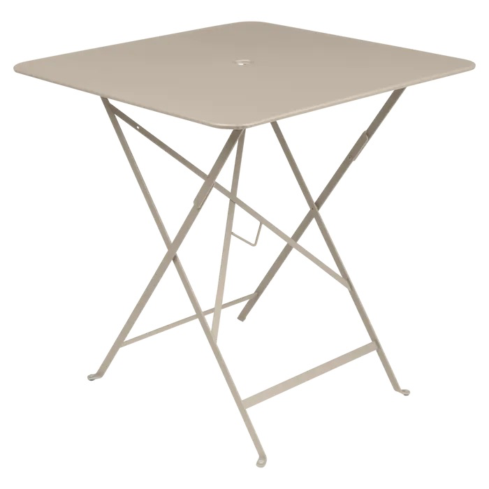 FERMOB - Table pliante 71 x 71 cm BISTRO (2 - 4 pers.) (Muscade)
