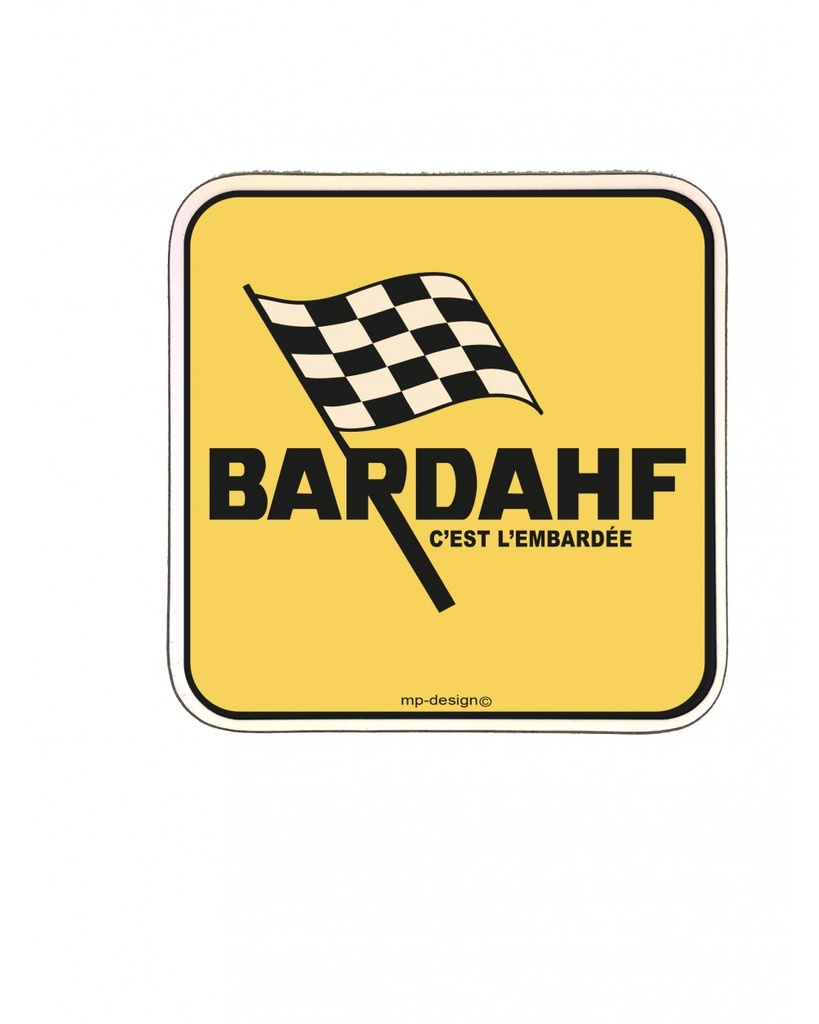 MP DESIGN - Sous bock MAT "Bardahf"