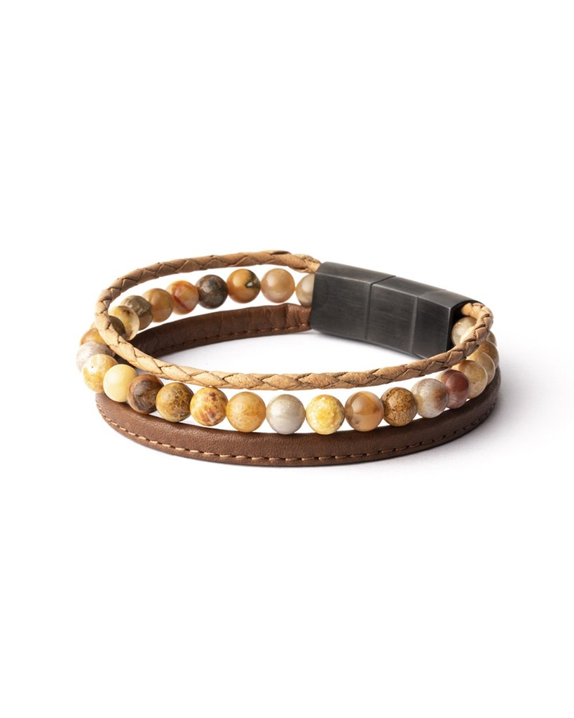 Gemini - Bracelet OLYMPUS Triple beige (M-L)