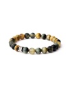 Gemini - Bracelet avec pierre Oeil de Tigre 8 mm (gem lucky tiger)