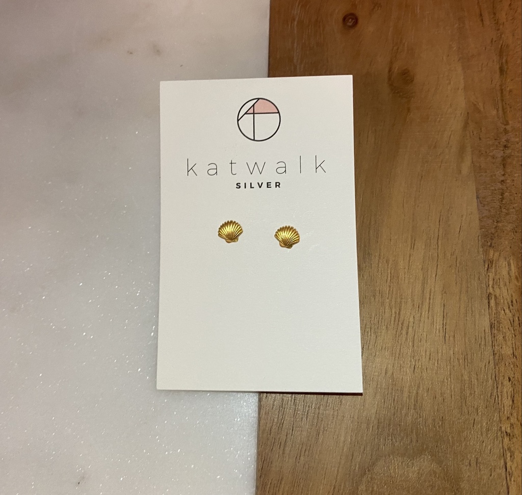 KATWALK - Boucles d'oreilles DORÉ - 45€ Arielle