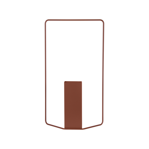 FERMOB - vase RECTANGULAIRE H62 ITAC (Ocre rouge)