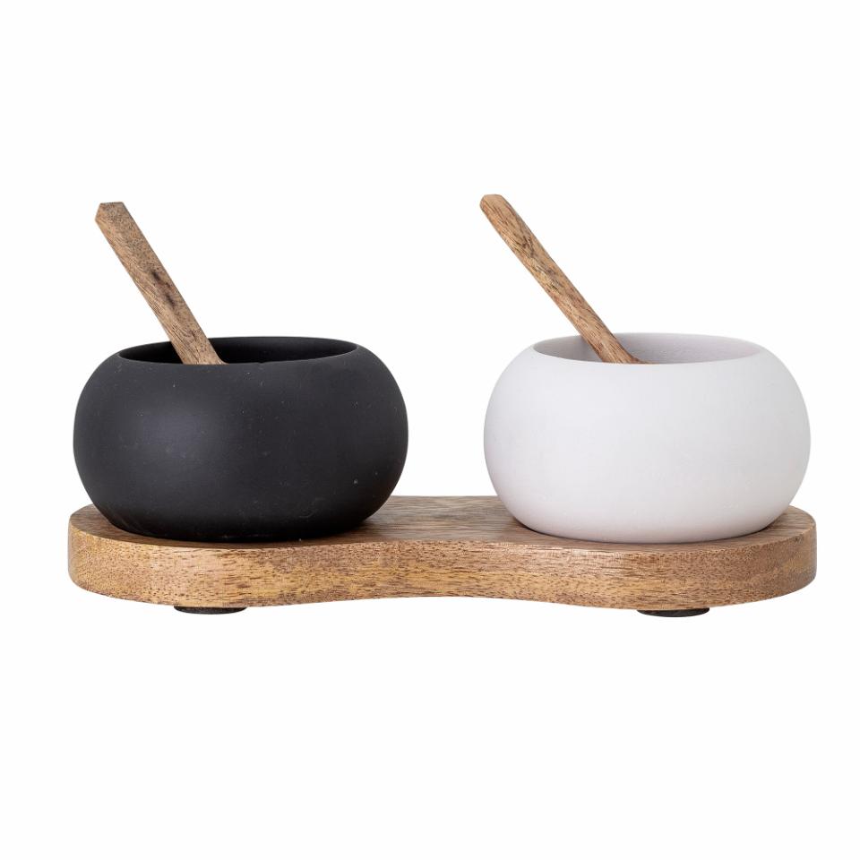 BLOOMINGVILLE - Fig Salt & Pepper Jar Black Mango Creative collection