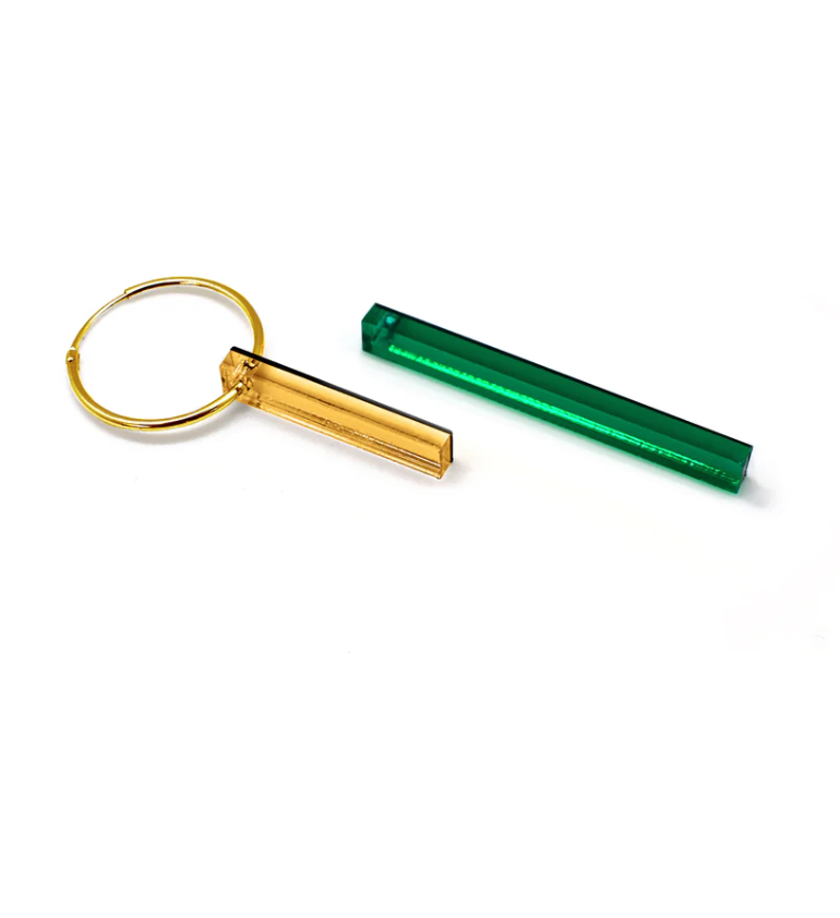 Tellmee - Boucle d'Oreille TIKA BASE 25mm (Différents coloris) (Doré)
