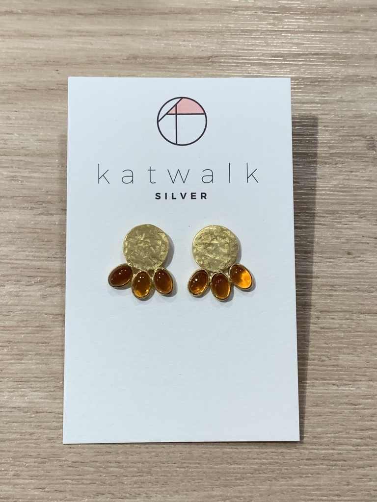 KATWALK - Boucles d'oreilles DORÉ - 60€ (Différents coloris) (came)