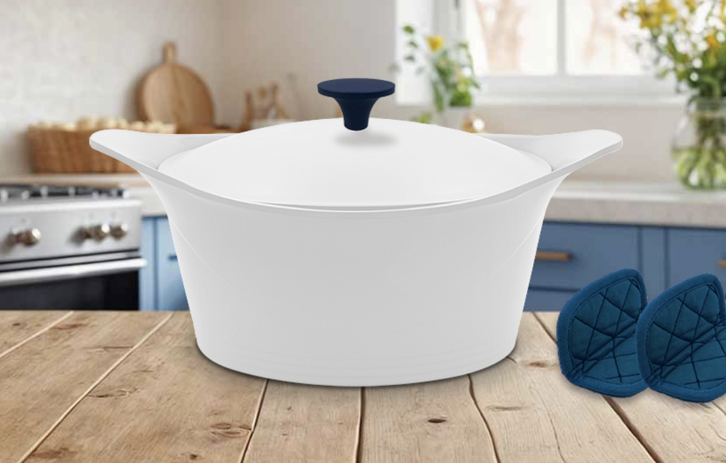COOKUT - L'incroyable COCOTTE 24cm (Blanc)
