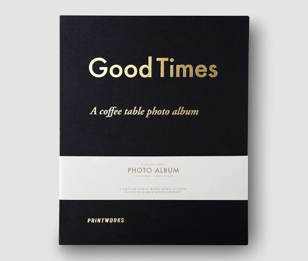 PRINTWORKS - Album Photo GOOD TIMES Noir