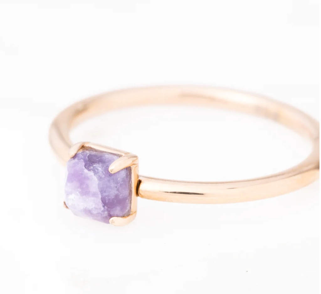 DIDYMA - Bague ATHENA Purple (JASPER) (48)