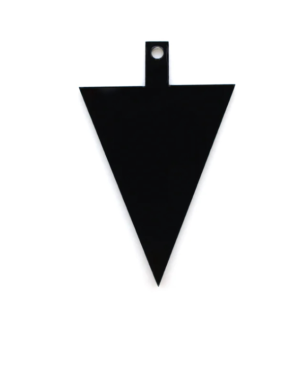 TELLMEE - Accessoire de Boucle d'Oreille TIKA TRIANGLE GRAND (Différents coloris) (Noir)