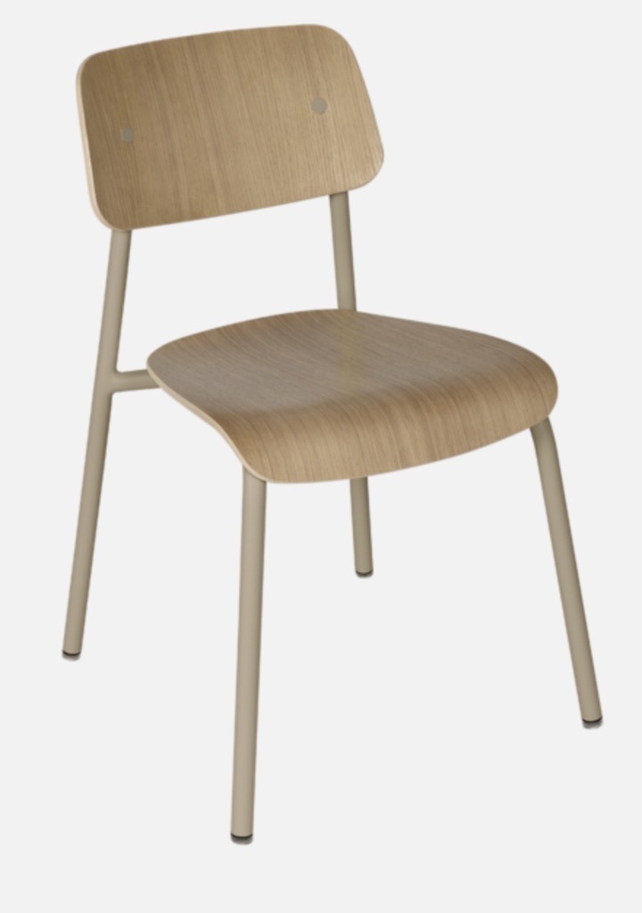 FERMOB - Chaise STUDIE Bois (Muscade)