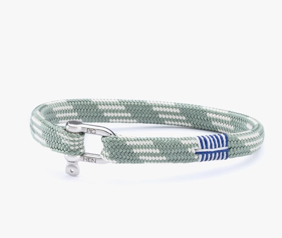 PIG & HEN - VICIOUS VIK - ATLAS GREEN CREAM | SILVER (XS)