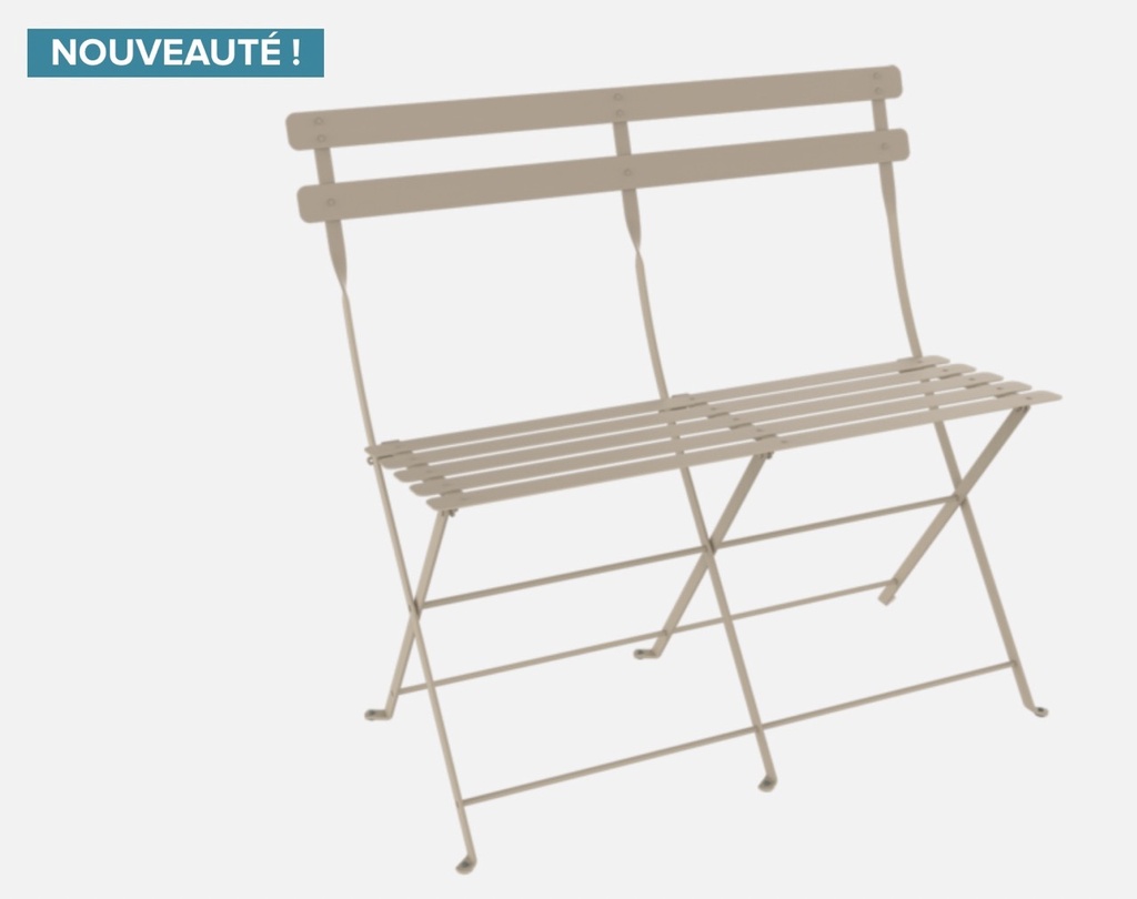 FERMOB - Banquette BISTRO Métal 2025 (Muscade)