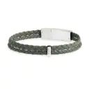 GEMINI - Bracelet DUO Double Cuir Nappa GREEN