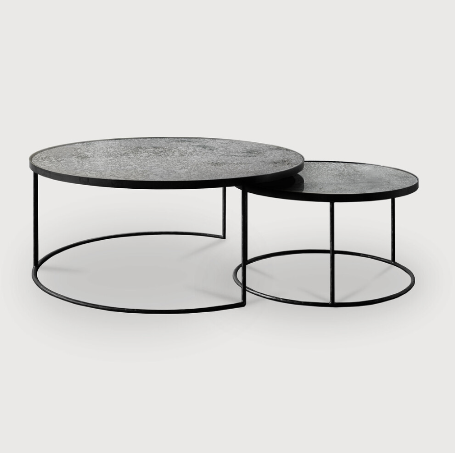 ETHNICRAFT - NESTING Duo Tables basses Gigognes (Miroir)
