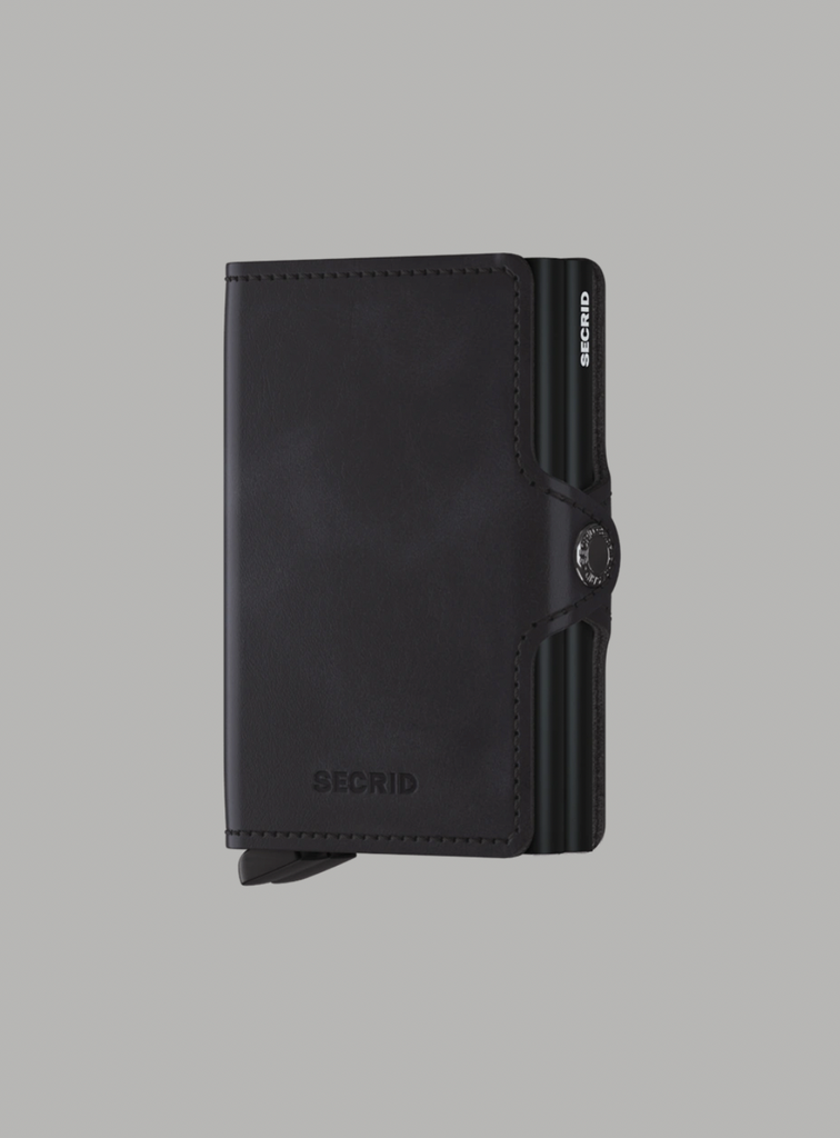 SECRID - TwinWallet VINTAGE (plusieurs coloris) (Noir)