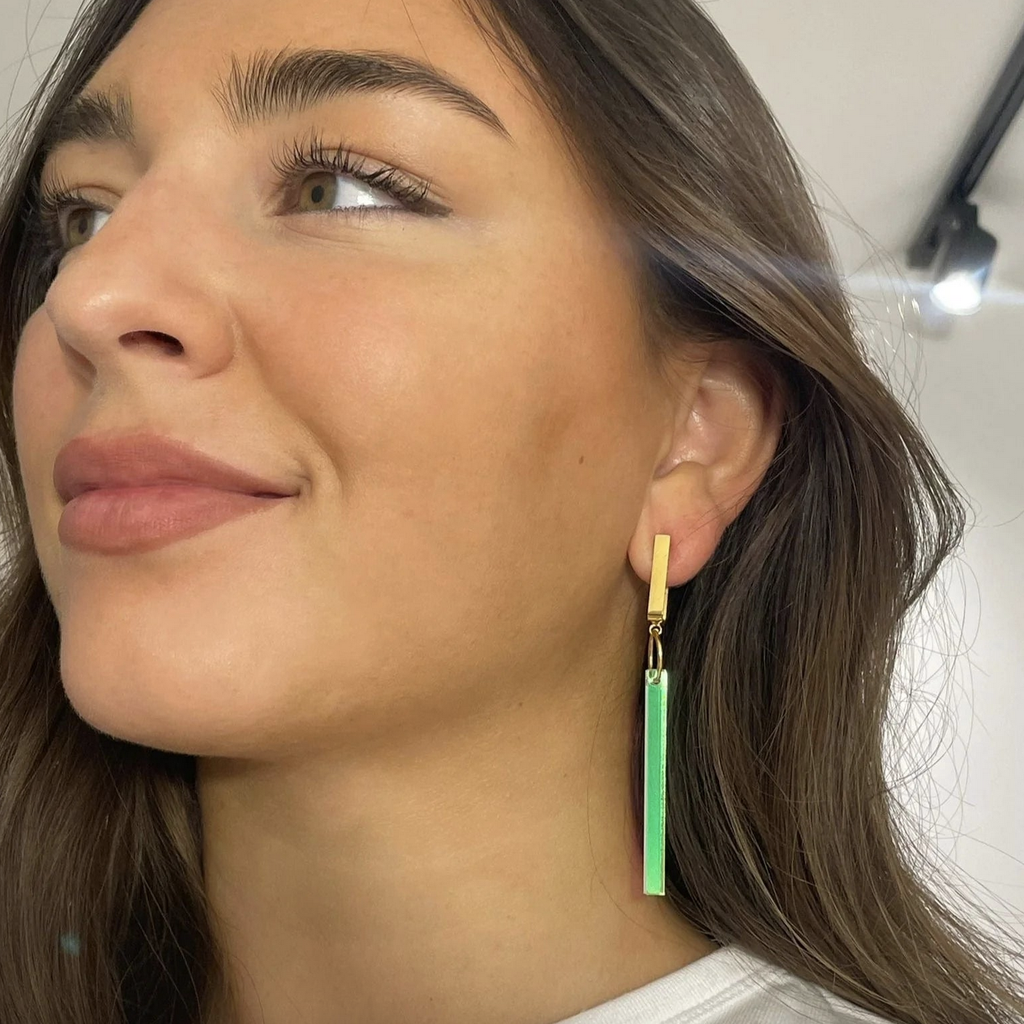 Tellmee - Boucle d'Oreille LINE L Irisé (Différents coloris)