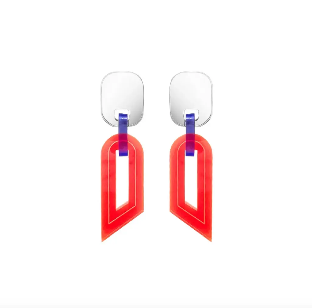 TELLMEE - Boucle d'Oreille CANDLE COLORS S (Différents coloris) (Orange)