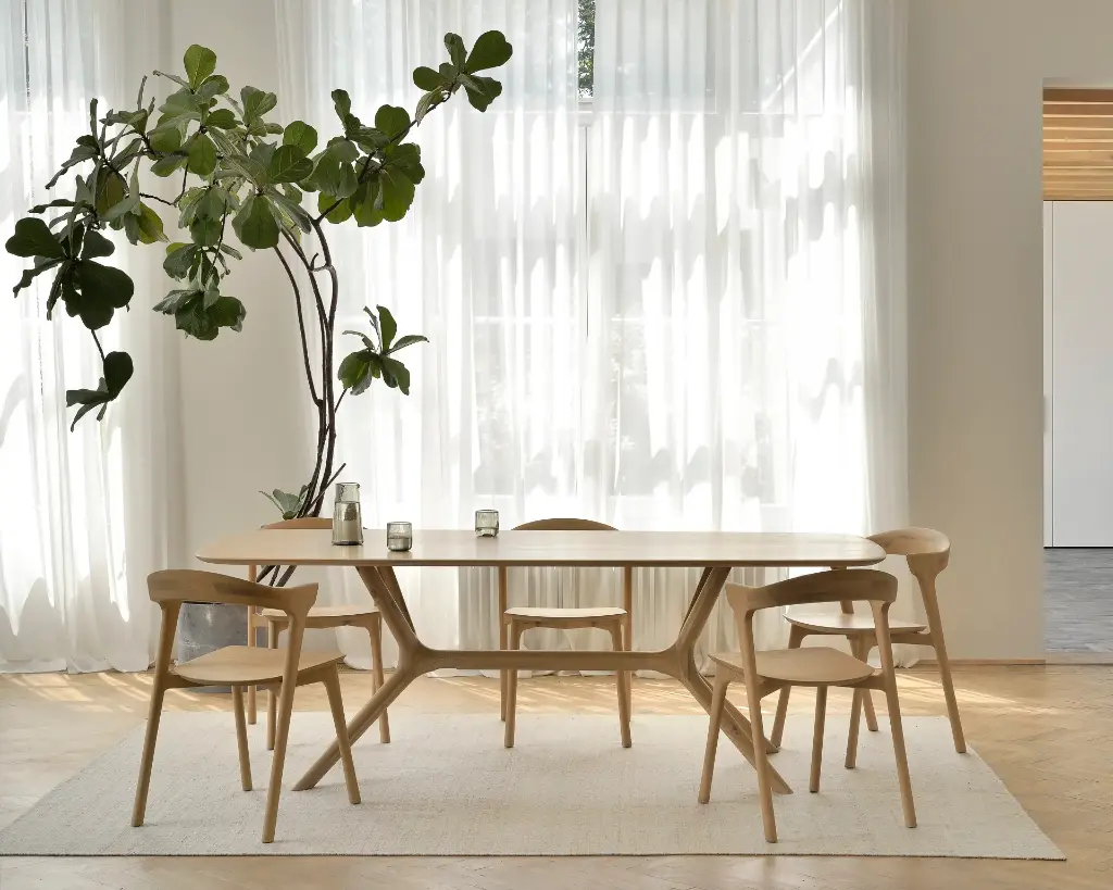 ETHNICRAFT - X Table CHÊNE naturel (200 x 100cm)
