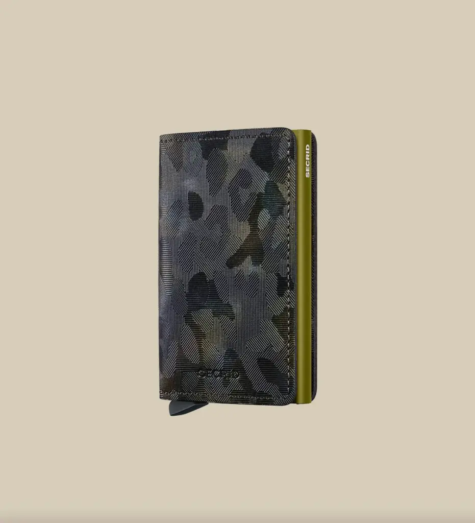 SECRID - SlimWallet JUNGLE (Moss)