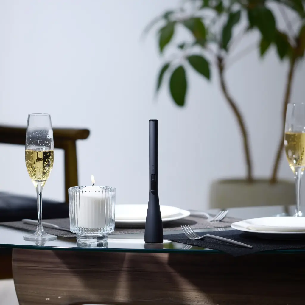CANDLE WAND - allume bougie électrique rechargeable (Noir)