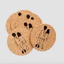 HELEN B - Sous-verres Cork NAKED COUPLE BACK (Set de 6)