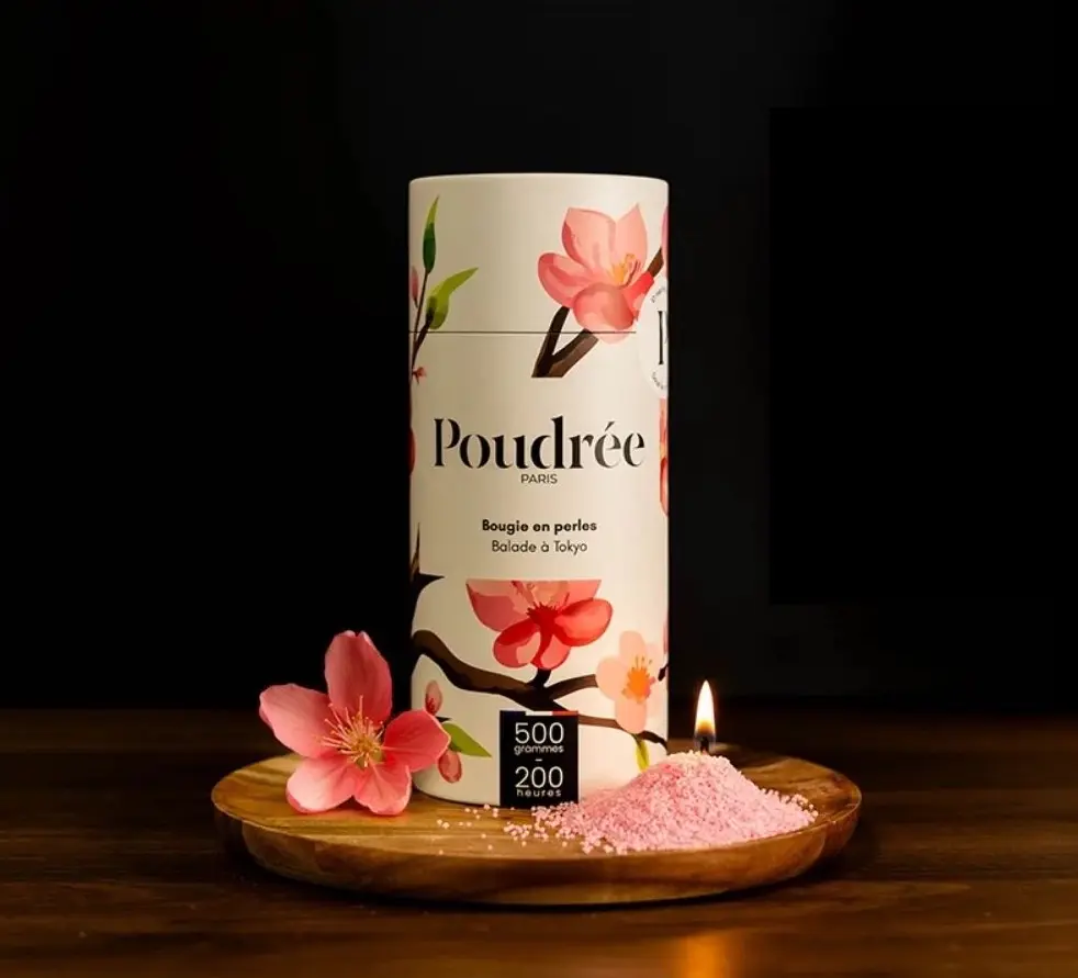 POUDREE PARIS - Recharge Parfumée de Bougie 500gr BALADE A TOKYO
