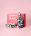 ALFAR TIERRA COCIDA - Ensemble de petit-déjeuner en céramique avec huilier et râpe / Galaxia