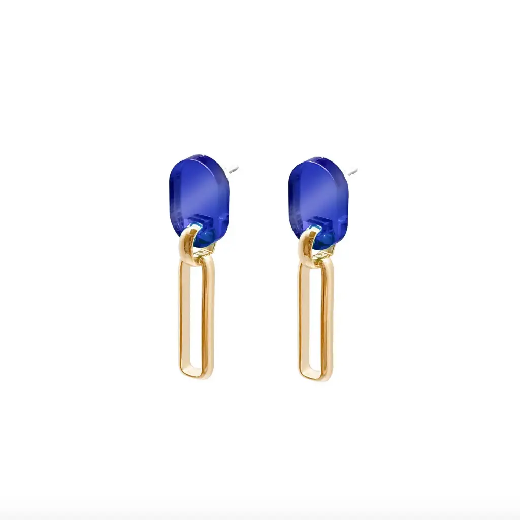 TELLMEE - Boucle d'Oreille Lollipop S (Bleu)