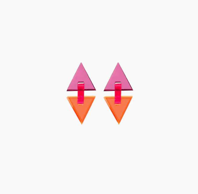TELLMEE - Boucles d'Oreille MEMPHIS S Triangles (Différents coloris)
