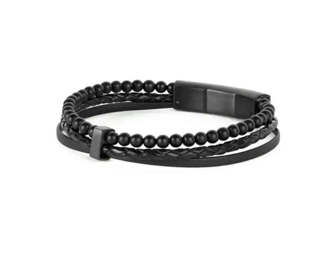 GEMINI - Bracelet TERRA black  (M-L)