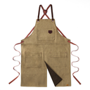 ALASKAN MAKER - Tablier fendu en Toile waxée N°690  Sable