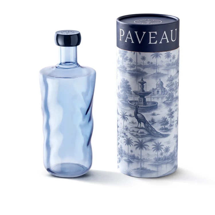 [30008] PAVEAU - Carafe SWIRL Midnight Bottle 1,25L (Bleu foncé)