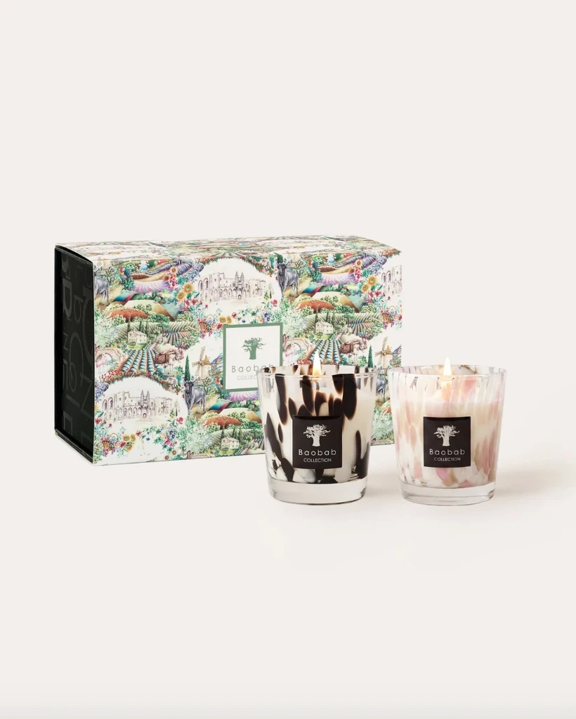 [MAX08BOXDUO-PBPW] BAOBAB - Coffret Duo Bougies PEARLS Black & White