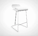KRISTALIA - Tabouret BCN Métal Laqué Monocolore