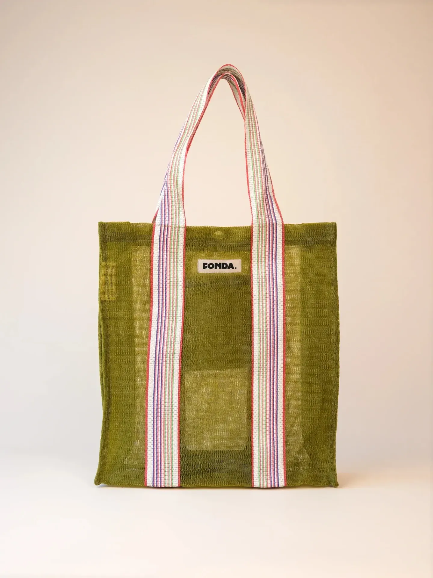 FONDA - Sac  Plage/Courses SHOPPER SOLID Vert 013