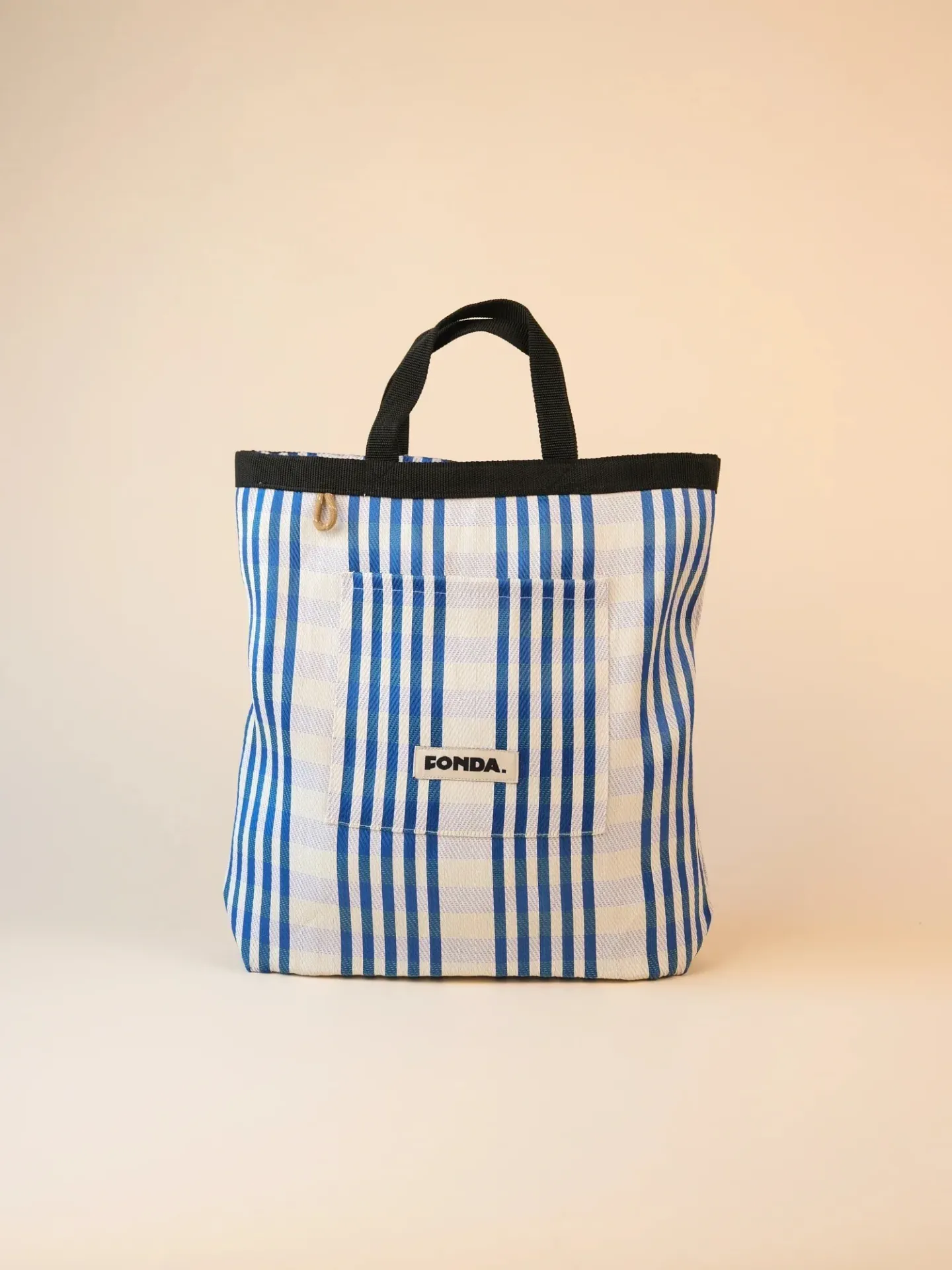 FONDA - Sac CITY BAG Bleu-Blanc 011