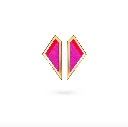 Tellmee - Boucle d'Oreille LOVE COLOR S Or